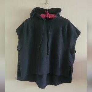 4/$15 SALE Avia | Black Sleeveless Boxy Hoodie